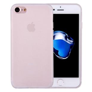 For  iPhone 8 & 7  Solid Color TPU Protective Case Without Round Hole(White)