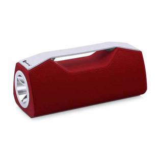 NewRixing NR-2028 Portable Lighting Wireless Bluetooth Stereo Speaker Support TWS Function Speaker (Red)