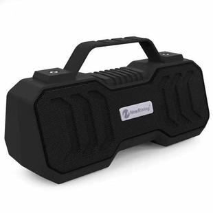 NewRixing NR-4500 Portable Wireless Bluetooth Stereo Speaker Support TWS / FM Function Speaker (Black)