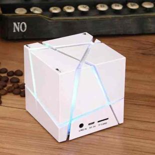 Qone 2 Cube Mini Portable Card Wireless Bluetooth Speaker(White)