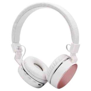 SH-16 Headband Folding Stereo Wireless Bluetooth Headphone Headset, Support 3.5mm Audio & Hands-free Call & TF Card &FM, for iPhone, iPad, iPod, Samsung, HTC, Sony, Huawei, Xiaomi and other Audio Devices(Rose Gold)