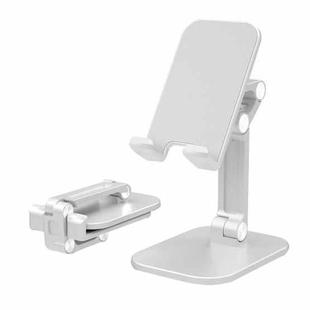 T6 Phone Lazy Bracket Foldable Desktop Holder(White)