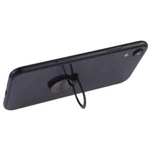 CPS-019 Universal Super-thin Phone Stand Ring Holder with Magnetic Function (Black)