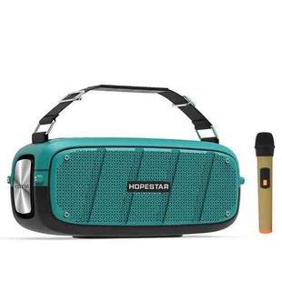 HOPESTAR A20 Pro TWS Portable Outdoor Waterproof Subwoofer Bluetooth Speaker with Microphone, Support Power Bank & Hands-free Call & U Disk & TF Card & 3.5mm AUX (Blue)