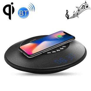 awei Y290 5W Fast Wireless Charger with Bluetooth Speaker(Black)