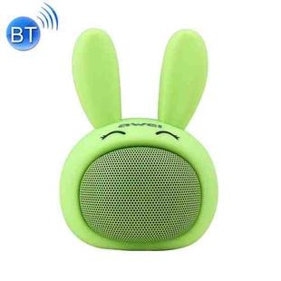 awei Y700 Mini Portable Rabbit Wireless Bluetooth Speaker, Built-in Mic, Support AUX / Hand Free Call(Green)