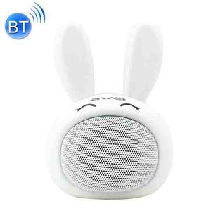 awei Y700 Mini Portable Rabbit Wireless Bluetooth Speaker, Built-in Mic, Support AUX / Hand Free Call(White)