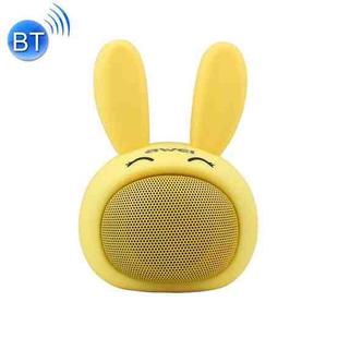awei Y700 Mini Portable Rabbit Wireless Bluetooth Speaker, Built-in Mic, Support AUX / Hand Free Call(Yellow)