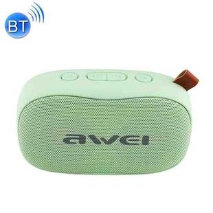awei Y900 Mini Portable Wireless Bluetooth Speaker Noise Reduction Mic, Support TF Card / AUX(Mint Green)