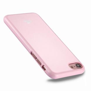 GOOSPERY JELLY CASE for  iPhone 8 & 7  TPU Glitter Powder Drop-proof Protective Back Cover Case (Pink)