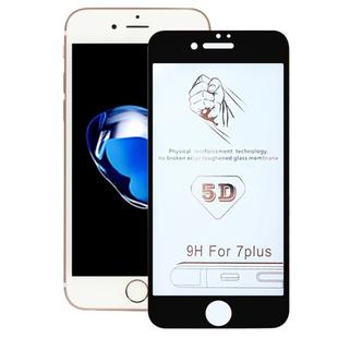 5D Full Screen Tempered Glass Screen Protector For iPhone 8 / 7(Black)