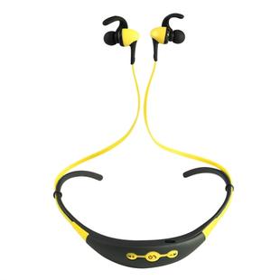 BT-54 In-Ear Wire Control Sport Neckband Wireless Bluetooth Earphones with Mic & Ear Hook, Support Handfree Call, For iPad, iPhone, Galaxy, Huawei, Xiaomi, LG, HTC and Other Smart Phones(Yellow)