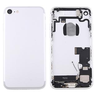 Battery Back Cover Assembly with Card Tray for iPhone 7(Silver)