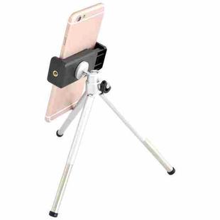 Multi-functional Aluminum Alloy Mount Tripod with Phone Clamp (Silver)