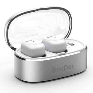 Oneder W11 True TWS Wireless Bluetooth Earphones Earbuds Stereo Headset(White)
