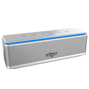 ZEALOT S7 Portable Smart Touch Stereo Bluetooth Speaker with Built-in Mic, Support Hands-Free Call & TF Card & AUX (Silver)