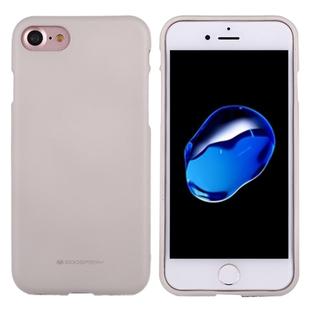 GOOSPERY SOFT FEELING for  iPhone 8 & 7  Liquid State TPU Drop-proof Soft Protective Back Cover Case (Grey)