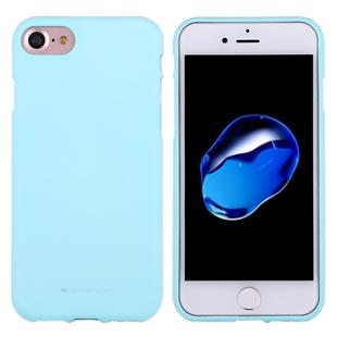 GOOSPERY SOFT FEELING for  iPhone 8 & 7  Liquid State TPU Drop-proof Soft Protective Back Cover Case (Mint Green)