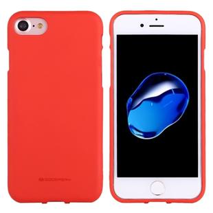 GOOSPERY SOFT FEELING for  iPhone 8 & 7  Liquid State TPU Drop-proof Soft Protective Back Cover Case (Red)