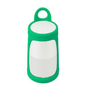Portable Silica Gel Bluetooth Speaker Protective Case for BOSE Soundlink Revolve+ (Mint Green)