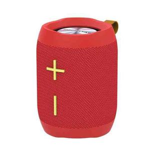 HOPESTAR P13 Portable Outdoor Waterproof Wireless Bluetooth Speaker, Support Hands-free Call & U Disk & TF Card & 3.5mm AUX & FM (Red)