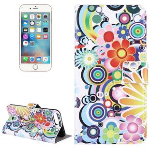 For iPhone 8 Plus & 7 Plus   Fireworks Pattern Leather Case with Holder & Card Slots & Wallet