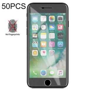 50 PCS Non-Full Matte Frosted Tempered Glass Film for iPhone 7 Plus / 8 Plus
