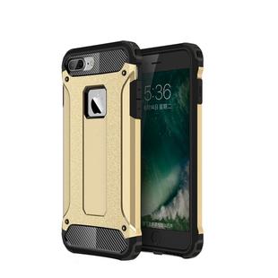For iPhone 7 Plus Magic Armor TPU + PC Combination Case(Gold)