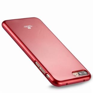 GOOSPERY JELLY CASE for iPhone 8 Plus & 7 Plus   TPU Glitter Powder Drop-proof Protective Back Cover Case (Red)