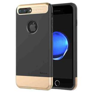 Baseus for iPhone 8 Plus & 7 Plus   Taste Case Full Coverage Shockproof TPU + PC Protective Combination Case(Black)