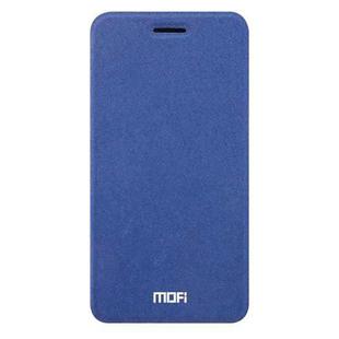 MOFI for iPhone 8 Plus & 7 Plus   Crazy Horse Texture Horizontal Flip Leather Case with Holder(Dark Blue)