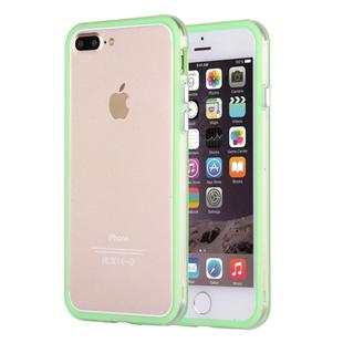 For iPhone 8 Plus & 7 Plus   TPU + PC Combination Bumper Frame(Green)