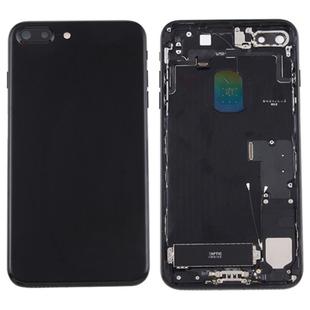 Battery Back Cover Assembly with Card Tray for iPhone 7 Plus (Jet Black)
