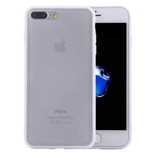 For iPhone 8 Plus & 7 Plus   TPU + PC Frosted Transparent Protective Case(White)