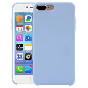 Pure Color Liquid Silicone Case for iPhone 8 Plus & 7 Plus(Light Purple)