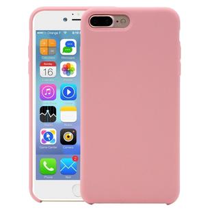 Pure Color Liquid Silicone Case for iPhone 8 Plus & 7 Plus(Light Pink)