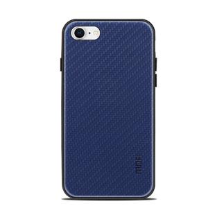 MOFI For iPhone SE 2020 & 8 & 7 Cloth Surface + PC + TPU Protective Back Cover Case(Blue)