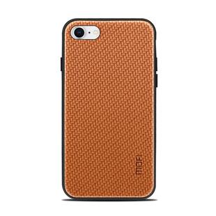 MOFI For iPhone SE 2020 & 8 & 7 Cloth Surface + PC + TPU Protective Back Cover Case(Brown)