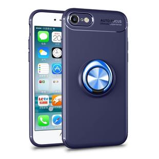 Metal Ring Holder 360 Degree Rotating TPU Case For iPhone SE 2020 & 8 & 7 (Blue)