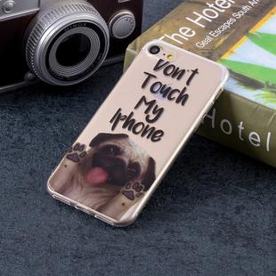 Dont Touch My Phone Dog Pattern Soft TPU Case For iPhone SE 2020 & 8 & 7