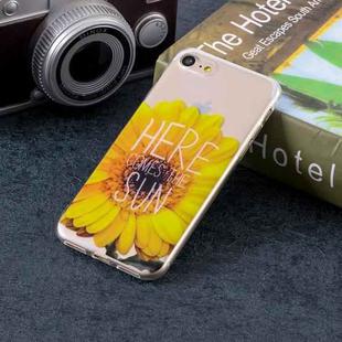 Sunflower Pattern Soft TPU Case For iPhone SE 2020 & 8 & 7