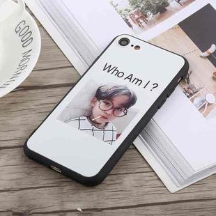 Who Am I? Words Pattern TPU Case For iPhone SE 2020 & 8 & 7