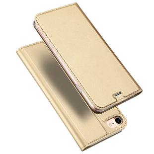 DUX DUCIS Skin Pro Series Leather Case for iPhone SE 2022 / SE 2020 / 8 / 7(Gold)