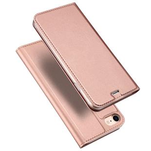 DUX DUCIS Skin Pro Series Leather Case for iPhone SE 2022 / SE 2020 / 8 / 7(Rose Gold)