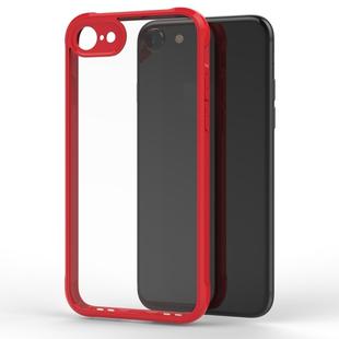 Transparent Acrylic + TPU Airbag Shockproof Case For iPhone SE 2020 & 8 & 7 (Red)