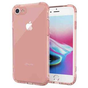 Transparent TPU Airbag Shockproof Case For iPhone SE 2020 & 8 & 7 (Rose Gold)