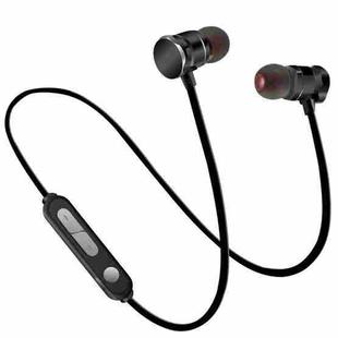 X3 Magnetic Absorption Sports Bluetooth 5.0 In-Ear Headset with HD Mic, Support Hands-free Calls, Distance: 10m(Black)