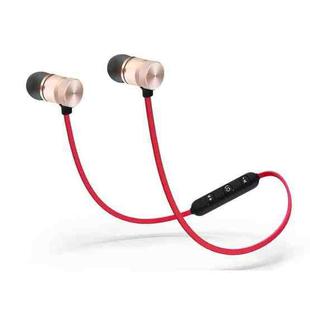 BTH-838 Stereo Sound Quality Magnetic Absorption V4.1 Bluetooth Sports Headset, Bluetooth Distance: 10m, For iPad, iPhone, Galaxy, Huawei, Xiaomi, LG, HTC and Other Smart Phones(Red)