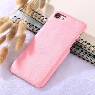 For  iPhone 8 & 7 Plush Protective Back Cover Case(Pink)