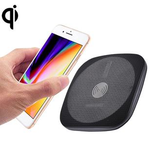 5V 1A Universal Square Qi Standard Fast Wireless Charger with Indicator Light(Black)